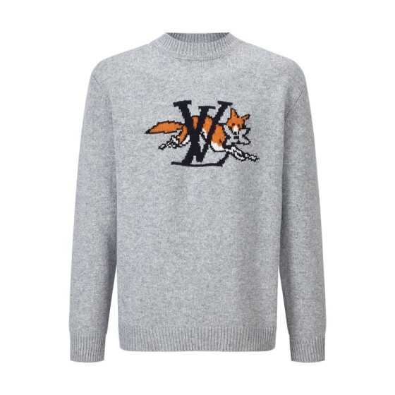 Louis Vuitton fox inlay crew neck sweater